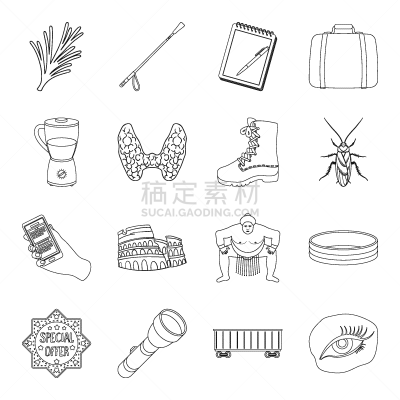 运动,蜘蛛网,商务旅行,图标,手电筒,搅拌机,汽车,手提箱,鞋子,烹调