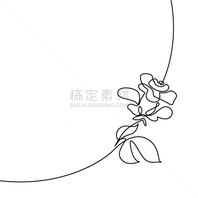 自然美,品牌名称,连续性,玫瑰,线条,分离着色,轮廓,创造力,画画,问候