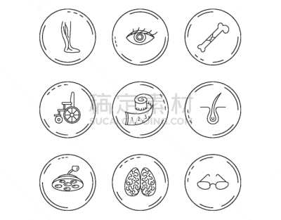 神经系统,计算机图标,血管,圆形,轮廓,血栓症,直的,皮肤病学,骨折