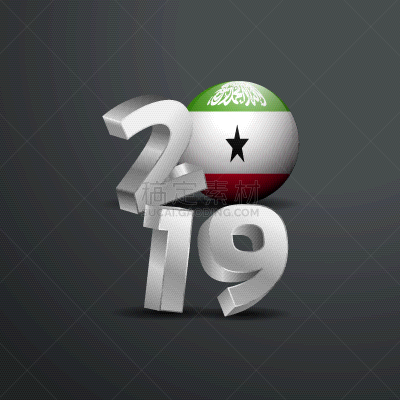 2019,索马里兰,字体,幸福,银色,分离着色,白色,白昼,问候