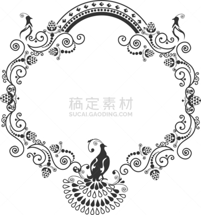 鸟类,花边,边框,书,华丽的,请柬,网眼袜,高雅,问候,装饰