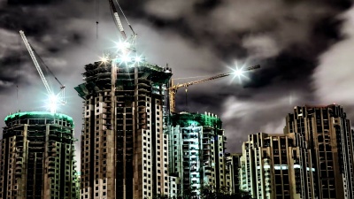 夜间施工建筑