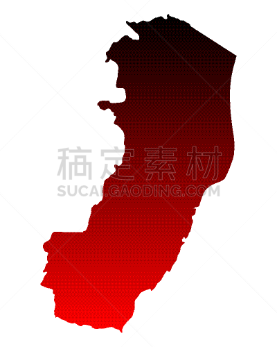 圣埃斯皮里图州,州,圣多,矢量,红色,巴西,联邦大楼,分离着色,旅行