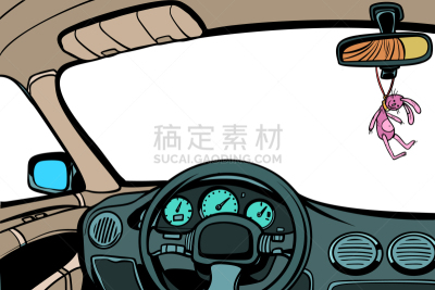 汽车,室内,客舱,摄像机拍摄角度,白色背景,制造机器,安全的,交通,迅速