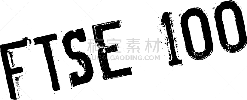 富时指数,橡皮章,分离着色,商务,英戴克斯,红色,矢量,疤,衰退