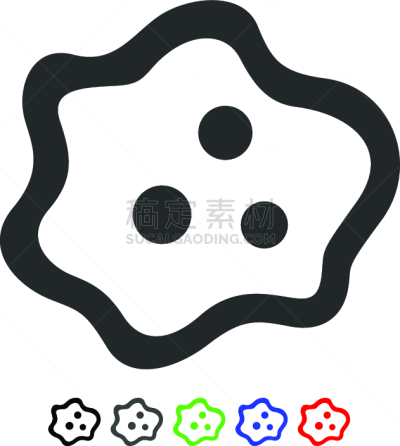 阿米巴,生物学,丑陋,孢子,动物,矢量,枯草芽孢杆菌,微生物,愤怒,生病