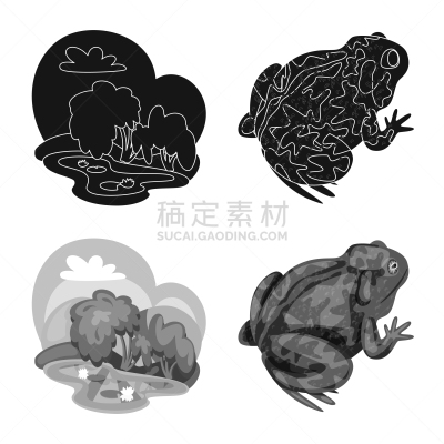 野生动物,分离着色,标志,藓沼,一个物体,生物学,有毒物质,青蛙,草,动物