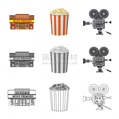 电视机,图标,马奇,大桶,食品,室内管弦乐队,甜点心,设备用品,设计