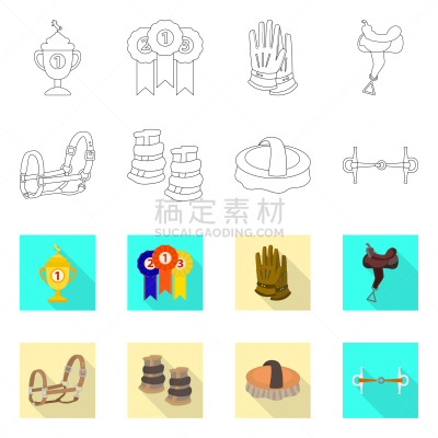 设备用品,品牌名称,分离着色,马勒,缰绳,设计,骑,布置,收集