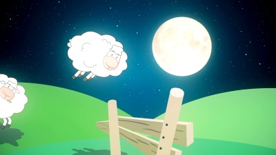 绵羊跳过栅栏- 