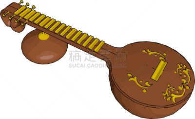小的,吉他,白色背景,活力,一个物体,现代,设备用品,草图,搬迁,绘制