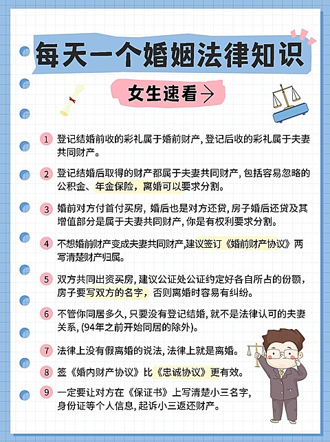 法律知识科普小红书配图