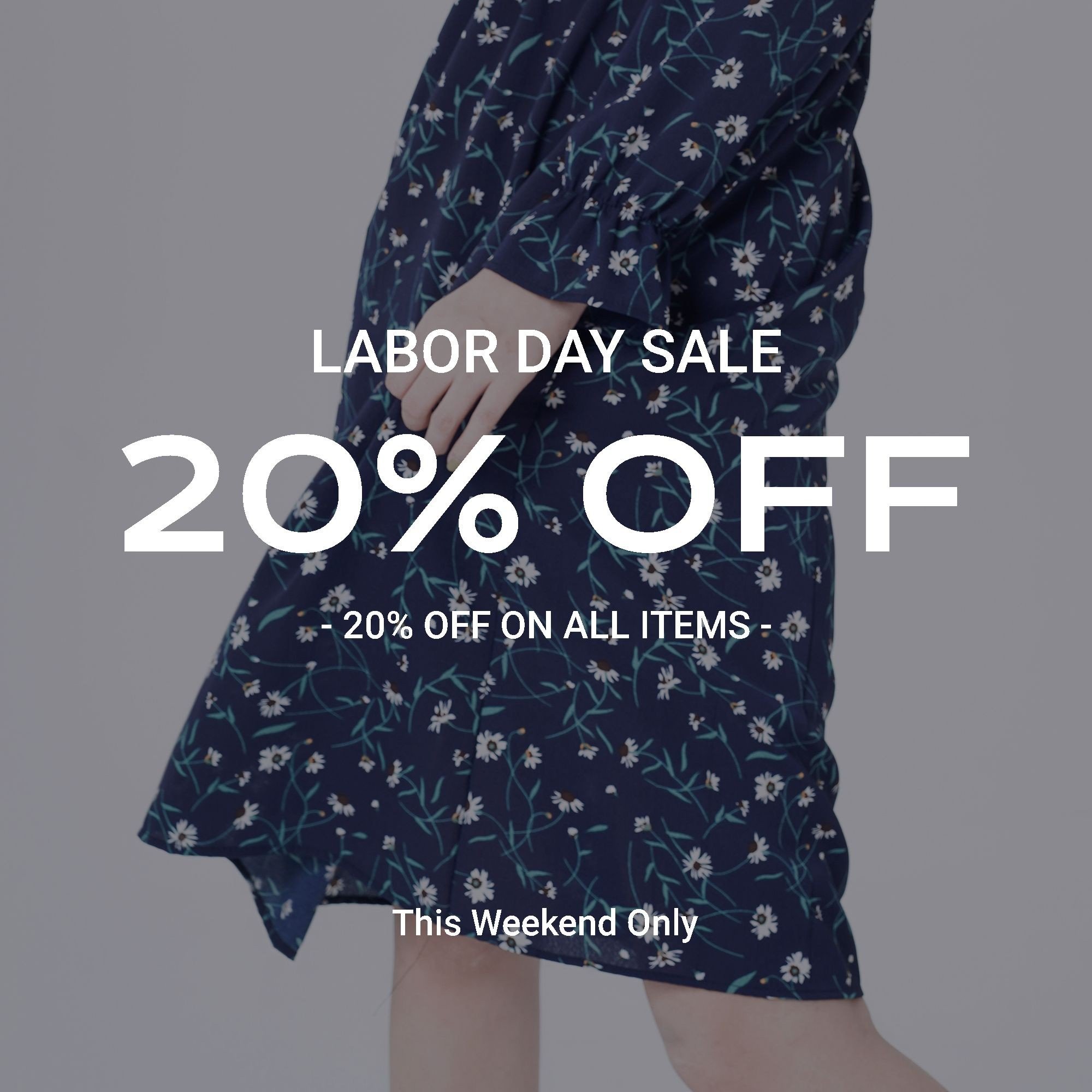 Labor Day Sales Templates insMind Ecommerce Product Image