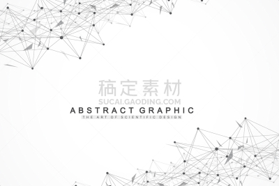 几何形状,分子,插画,背景,材料,分形,巨大的,深的,复杂性,改变