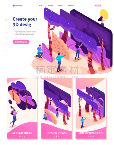 三维图形,创造力,节目单,计划书,模板,现代,涂料,绘画插图,搬迁,构图