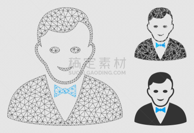 经理,铁丝网,赌台管理员,模型,男商人,三角形,男人,办公室职员,设计