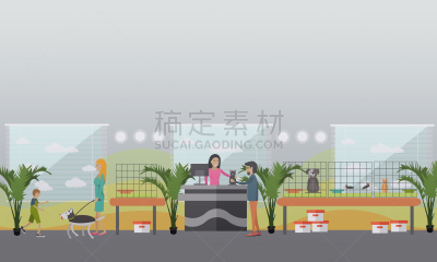 概念,动物收容所,公寓,家庭,父母,母亲,狗,哺乳纲,女人,爱