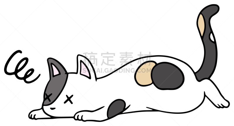 矢量,绘画插图,猫,惊骇,十二生肖,恐怖,简单,动物,宠物商店