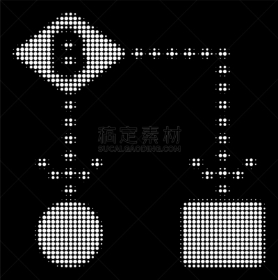 比特币,白色,计算机图标,流程图,商务,图表,几何形状,点染,阴谋,流动
