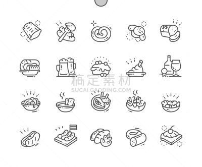 极简构图,德国,符号,食品,细的,蜘蛛网,格子,线条,井,数字30