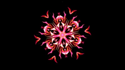 万花筒的数字动画