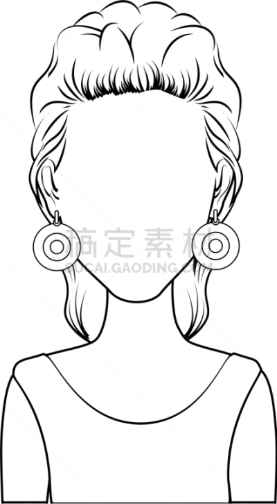 女人,计算机图标,可爱的,魅力,人,高雅,华贵,图像,复古