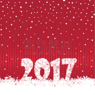雪,2017年,节日,背景,自然,红色,概念,问候,庆祝