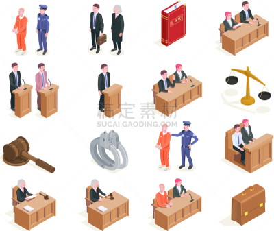 图标集,华丽的,陪审员,法官,长椅,猜疑,判断