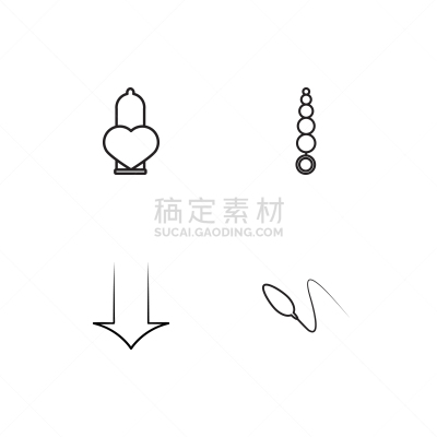 轮廓,直的,计算机图标,矢量,标志,石洞壁画,爱