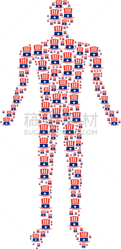 男人,山姆大叔,帽子,国内著名景点,多样,总督,美国人,人