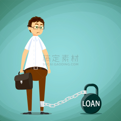 男人,链,壶铃,雕刻图像,商务,债务,人,男商人,不高兴的,失败
