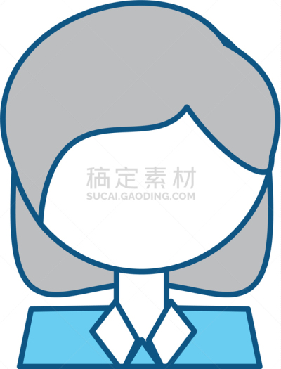 女人,侧面像,卡通,衣服,商务,商务人士,人,概念,肖像,图像