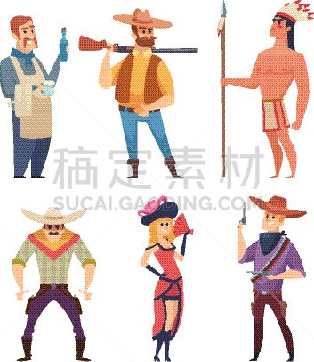 野生动物,牛仔,西,性格,非都市风光,传统,女人,男招待