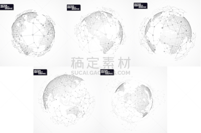 地球形,技术,图像,未来,水平画幅,无人,绘画插图,科学,组物体,几何形状