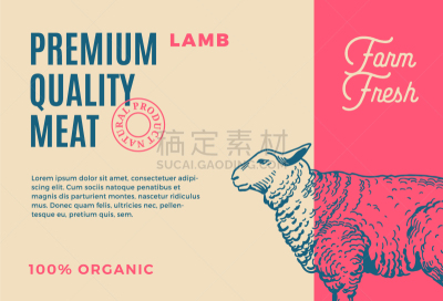 肉,溢价,抽象,品质,羊肉,有机食品,商务,自然,清新,食品