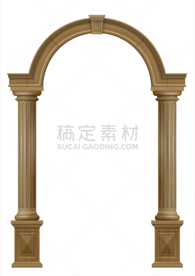 柱子,木制,门,大门,拱门,自然,比例,外立面,华贵,装饰