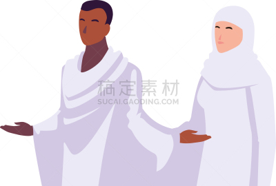伴侣,人,白色背景,麦加朝圣,传统,麦地那,穆罕默德,朝圣,相伴