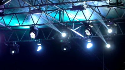 演唱会灯光秀。