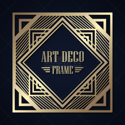 Art Deco风格,边框,华丽的,请柬,几何形状,平衡,几何学,洋葱花,复古,咆哮