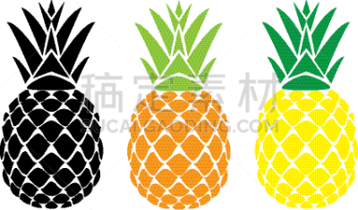 菠萝,水果,分离着色,有机食品,自然,清新,食品,图像,小吃,熟的