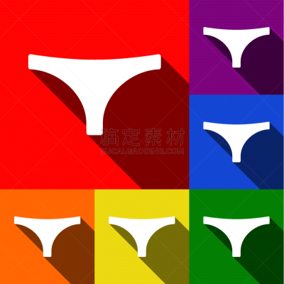 短灯笼裤,女人,标志,符号,白色,分离着色,衣服,轮廓,布置