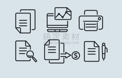 办公室,矢量,商务,绘画插图,计算机图标,直的,图表,背景分离,策略,信函