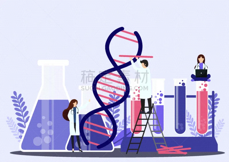 Doctors Working With Dna Concept图片素材下载 稿定素材