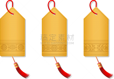 中国,标签,高雅,传统,商务,绳子,模板,纹理,绘画插图,广告