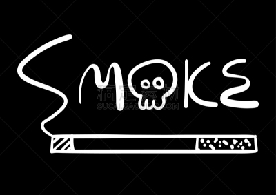 白色,单词,烟,有毒物质,危险,图像,矢量,分离着色,手写