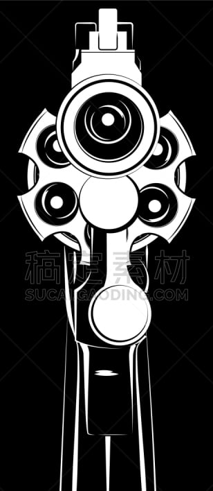 白色,分离着色,黑色背景,计算机图标,侦探,驹,牛仔