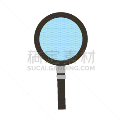 分离着色,放大镜,图标,商务,小型放大镜,金属,概念,图像,搜寻,设计