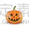 恐怖,绘画插图,南瓜,矢量,分离着色,式样,三维图形,写实,装饰