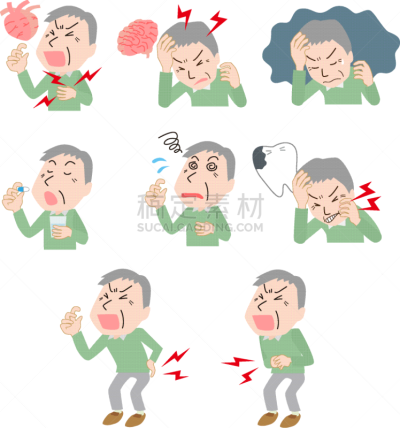 中老年人,痛苦,男人,多样,健康保健,中老年男人,仅中老年男人,药,眩晕的,仅男人