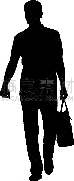 白色,人,男人,黑色,商务,摆拍,肖像,站,剪影